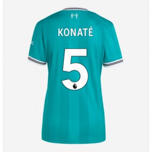 Fotbalové Dres Liverpool Ibrahima Konate #5 Dámské Třetí Oblečení 2025-26 Krátký Rukáv